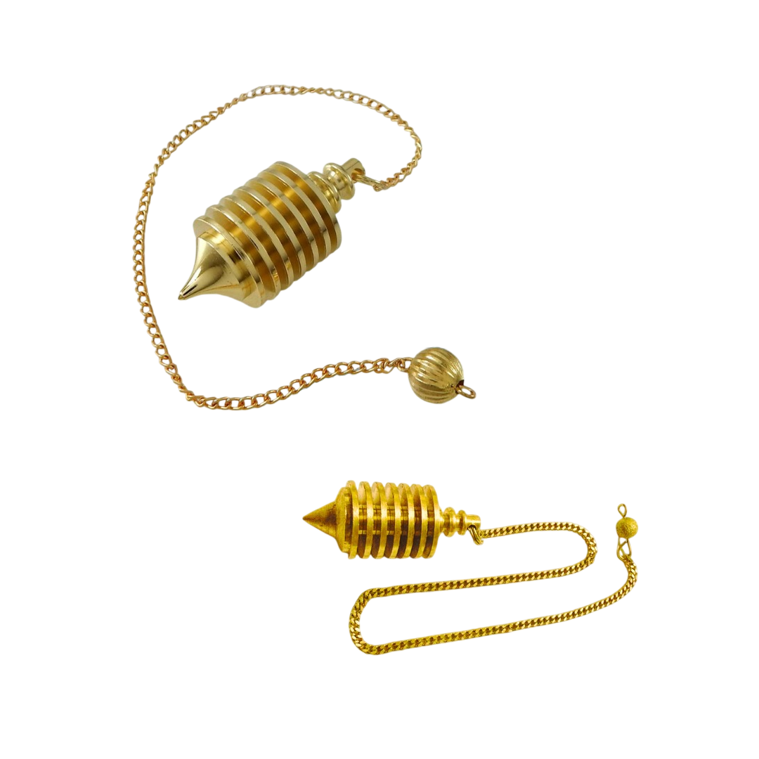 PÉNDULO DE RADIOSTECIA CICLICO - COLOR ORO