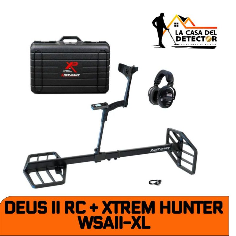 DEUS II RC + BOBINA 13" + XTREM HUNTER + WSAII XL